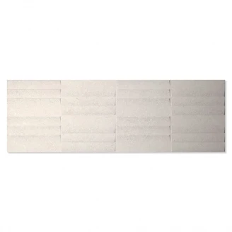 Dekor Veggflis <strong>Berryroad Wall</strong>  Hvit Matt Relieff 30x90 cm